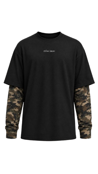 PB BLACK+CAMO LYRD SLEEVES